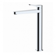 RAK Petit Round Tall Basin Mixer Tap Without Waste - Chrome