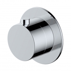 RAK Petit Round Concealed Single Outlet On/Off Valve - Chrome