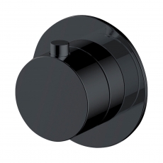 RAK Petit Round Concealed Diverter For Dual Outlet- Matt Black