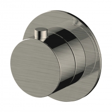 RAK Petit Round Concealed Diverter For Dual Outlet- Brushed Nickel