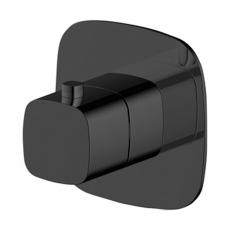 RAK Petit Square Thermostatic Concealed Shower Valve - Matt Black
