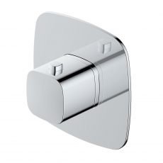 RAK Petit Square Thermostatic Concealed Shower Valve - Chrome