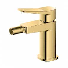RAK Petit Square Bidet Mixer Tap - Brushed Gold