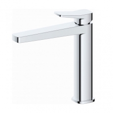 RAK Petit Square Medium Height Basin Mixer Tap - Chrome