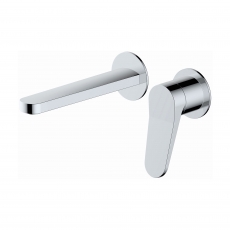 RAK Petit Round Wall Mounted Basin Mixer Tap - Chrome