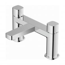 RAK Petit Square Bath Filler Tap Pillar Mounted - Chrome