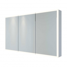 RAK Pisces 3-Door Mirrored Bathroom Cabinet 700mm H x 1200mm W