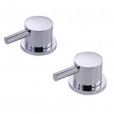 RAK Prima Tech Deck Mounted Valves - Chrome