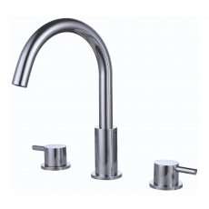 RAK Prima Tech 3-Hole Bath Filler Tap Deck Mounted - Chrome