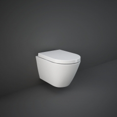 RAK Resort Rimless Wall Hung Toilet - Soft Close Seat