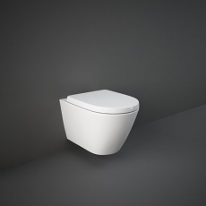 RAK Resort Rimless Wall Hung Toilet Hidden Fixations - Soft Close Seat