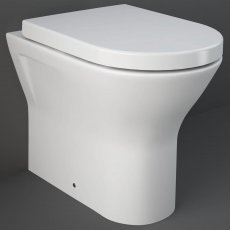 RAK Resort Rimless Comfort Height 425mm Back to Wall Toilet (inc Soft Close Seat)