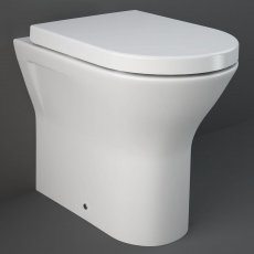 RAK Resort Rimless Extended Height 450mm Back to Wall Toilet (inc Soft Close Seat)