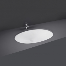 RAK Rosa Undermount Countertop Basin 500mm Wide - 0 Tap Hole