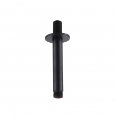 RAK Ceiling Mounted Round Shower Arm 250mm Length - Black