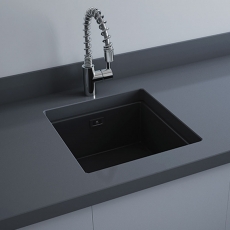 RAK Silvia Drop in Kitchen Sink 450mm L x 475mm W - Matt Black