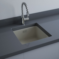 RAK Silvia Drop in Kitchen Sink 450mm L x 475mm W - Matt Greige