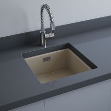 RAK Silvia Drop in Kitchen Sink 450mm L x 475mm W - Matt Cappuccino