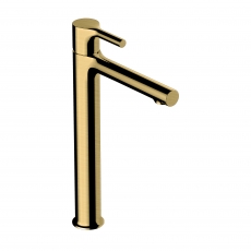 RAK Sorrento Tall Basin Mixer Tap Without Waste - Brushed Gold