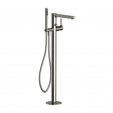 RAK Sorrento Freestanding Bath Shower Mixer Tap - Brushed Nickel