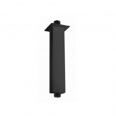 RAK Ceiling Mounted Square Shower Arm 120mm Length - Black