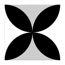 RAK Symphony Petals A Tiles 200mm x 200mm - Matt Decor (Box of 14)