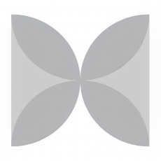 RAK Symphony Petals B Tiles 200mm x 200mm - Matt Decor (Box of 14)
