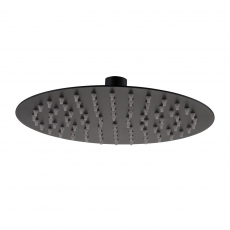 RAK Ultra Slim Round Shower Head - Black