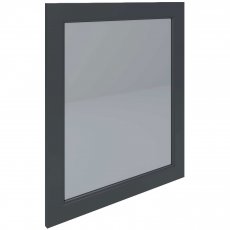 RAK Washington Framed Bathroom Mirror - 650mm H x 585mm W - Black