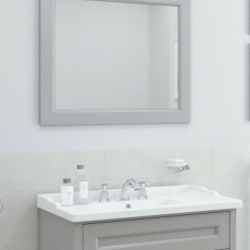 RAK Washington Framed Bathroom Mirror - 650mm H x 585mm W - Cappuccino