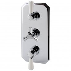 RAK Washington Thermostatic Triple Outlet Concealed Shower Valve - Chrome