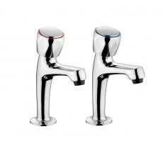 Leisure Aquapillar Kitchen Sink Taps Pair - Chrome