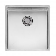 Reginox New York Integrated Single Bowl Sink 440mm L x 440mm W with Waste - Stainless Steel
