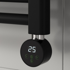 Reina Mini Round Thermostatic Element 600W - Black