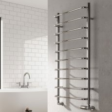 Reina Aliano Chrome Designer Heated Towel Rail