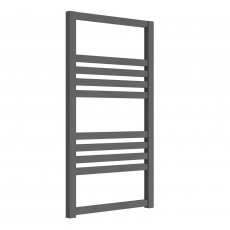 Reina Bolca Designer Heated Towel Rail 870mm H x 485mm W Anthracite