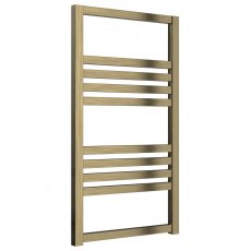 Reina Bolca Designer Heated Towel Rail 870mm H x 485mm W Bronze Satin