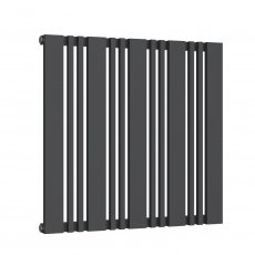 Reina Bonera Designer Horizontal Radiator 550mm H x 588mm W Anthracite