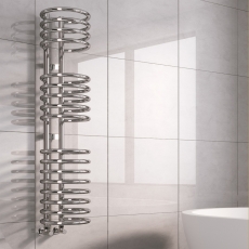 Reina Claro Chrome Designer Heated Towel Rail
