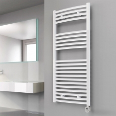 Reina Diva White Electric Heated Towel Rail