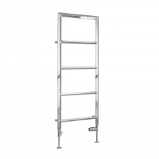 Reina Dora Designer Heated Towel Rail 1200mm H x 500mm W - Chrome