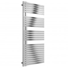Reina Entice Designer Heated Towel Rail 1200mm H x 500mm W Brushed Stainless Steel
