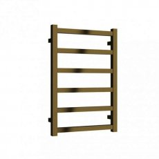 Reina Fano Designer Heated Towel Rail 720mm H x 485mm W Bronze Satin