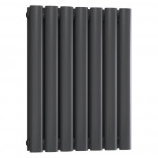 Reina Neval Double Horizontal Aluminium Radiator 600mm H x 404mm W Anthracite