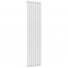 Reina Neval Single Vertical Aluminium Radiator 1800mm H x 404mm W White