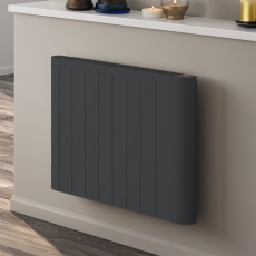 Reina Serre Electric Horizontal Aluminium Anthracite Radiator