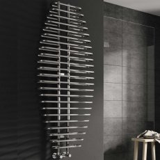 Reina Teano Designer Heated Towel Rail 1300mm H x 600mm W Chrome