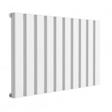Reina Vicari Single Horizontal Aluminium Radiator 600mm H x 1000mm W White