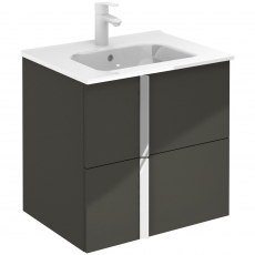 Royo Onix 600mm 2-Drawer Wall Hung Vanity Unit
