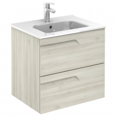Royo Vitale Slimline 600mm 2-Drawer Wall Hung Vanity Unit